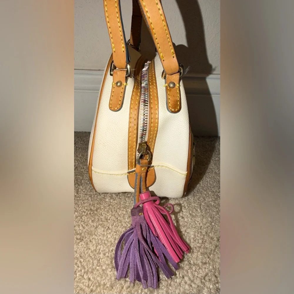Rare Vintage Y2K Limited Ed. Dooney & Bourke x Lindsey Lohan Collab, IT BAG - Picture 8 of 14